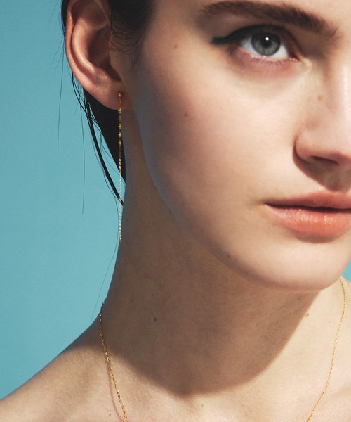 les bonbon(ルボンボン)の「【les bon bon】flap pierce/フラップ ピアス BOB758(ピアス(両耳用)・レディース・ゴールド・FREE)」の1枚目の写真