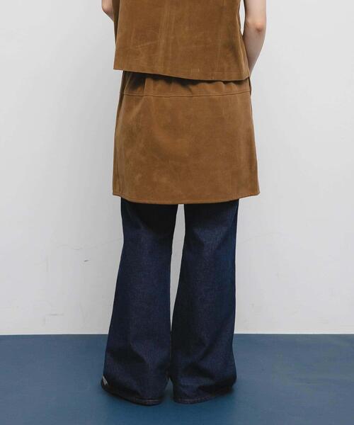 KBF（ケイビーエフ）の「トラペーズミニスカート（スカート・レディース・キャメル/ダークブラウン・ONE）」の15枚目の写真