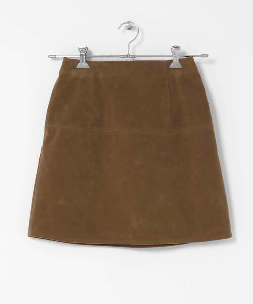 KBF（ケイビーエフ）の「トラペーズミニスカート（スカート・レディース・キャメル/ダークブラウン・ONE）」の21枚目の写真