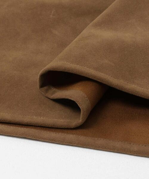 KBF（ケイビーエフ）の「トラペーズミニスカート（スカート・レディース・キャメル/ダークブラウン・ONE）」の3枚目の写真