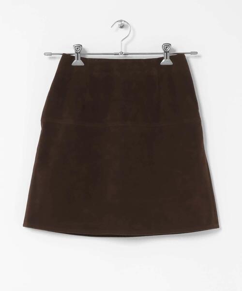KBF（ケイビーエフ）の「トラペーズミニスカート（スカート・レディース・キャメル/ダークブラウン・ONE）」の12枚目の写真
