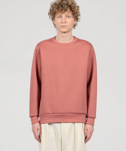 スビンコットン ダンボール クルーネックスウェット（スウェット