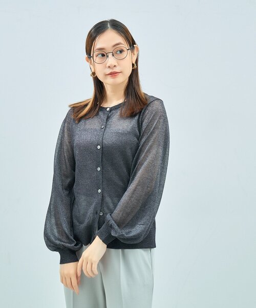 UNITED ARROWS（ユナイテッドアローズ）の「Zoff｜UNITED ARROWS｜ボストン型 メガネ [Stylish] チタン 軽量 ｜伊達メガネ 度付き[レンズ交換券付き]ユニセックス  ユナイテッドアローズ（メガネ・メンズ・アンティークゴールド/シルバー/ブラック系その他6・FREE）」の17枚目の写真