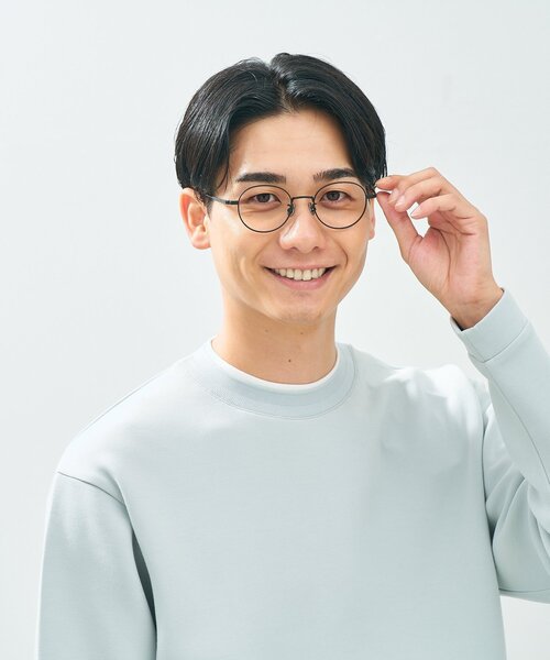 UNITED ARROWS（ユナイテッドアローズ）の「Zoff｜UNITED ARROWS｜ボストン型 メガネ [Stylish] チタン 軽量 ｜伊達メガネ 度付き[レンズ交換券付き]ユニセックス  ユナイテッドアローズ（メガネ・メンズ・アンティークゴールド/シルバー/ブラック系その他6・FREE）」の20枚目の写真