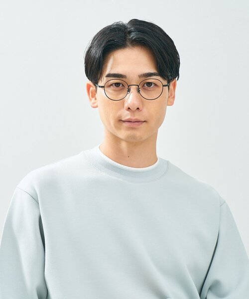 UNITED ARROWS（ユナイテッドアローズ）の「Zoff｜UNITED ARROWS｜ボストン型 メガネ [Stylish] チタン 軽量 ｜伊達メガネ 度付き[レンズ交換券付き]ユニセックス  ユナイテッドアローズ（メガネ・メンズ・アンティークゴールド/シルバー/ブラック系その他6・FREE）」の21枚目の写真