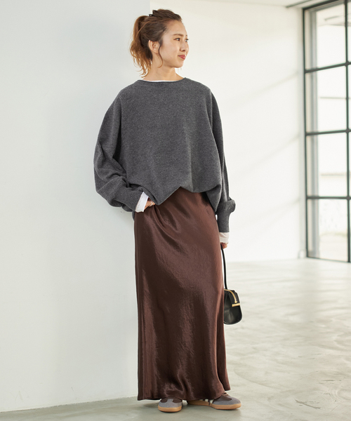 追加》CHESSルーズボートネックプルオーバー（ニット/セーター