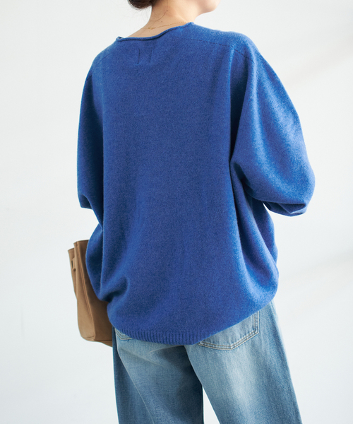 追加》CHESSルーズボートネックプルオーバー（ニット/セーター