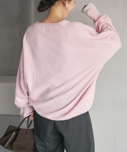 追加》CHESSルーズボートネックプルオーバー（ニット/セーター