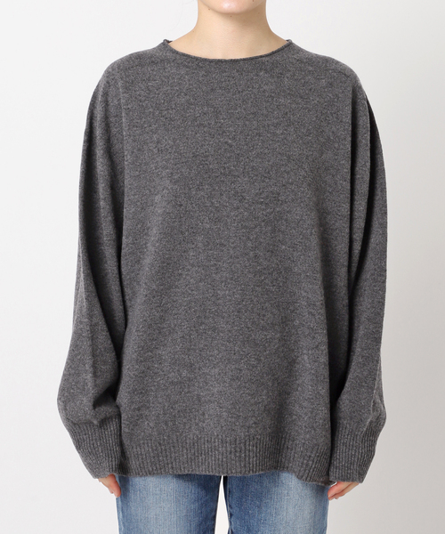 追加》CHESSルーズボートネックプルオーバー（ニット/セーター