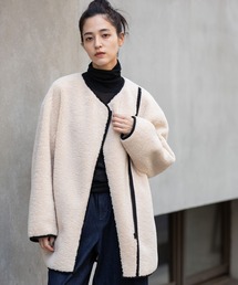 ミューニック munich コットンノーカラーコート　ベージュ　新品 Munich（ミューニック）｜ノーカラーコート一覧 - WEAR