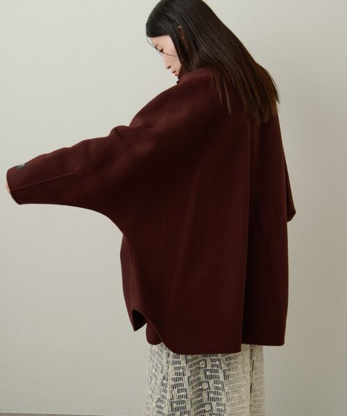 Omekashi（オメカシ）の「ダブルフェイスドルマンコート（その他アウター・レディース・ネイビー/ボルドー・FREE）」の16枚目の写真