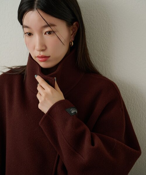 Omekashi（オメカシ）の「ダブルフェイスドルマンコート（その他アウター・レディース・ネイビー/ボルドー・FREE）」の18枚目の写真