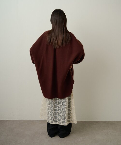 Omekashi（オメカシ）の「ダブルフェイスドルマンコート（その他アウター・レディース・ネイビー/ボルドー・FREE）」の22枚目の写真