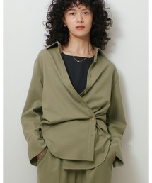 qualite | 【セットアップ対応】ソフトサキソニー2WAYシャツ(シャツ/ブラウス)