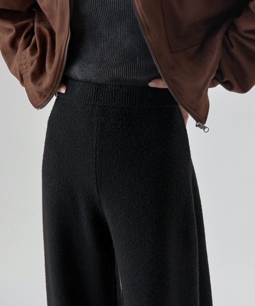 etoll.（エトル）の「リラクシーニットカーブパンツ（その他パンツ・レディース・グレー/アイボリー/ブラック/ブラウン・FREE）」の19枚目の写真