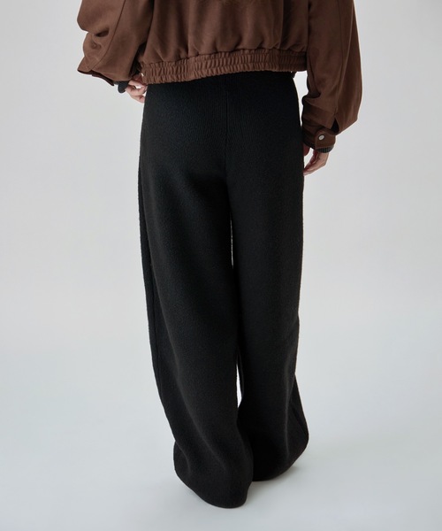 etoll.（エトル）の「リラクシーニットカーブパンツ（その他パンツ・レディース・グレー/アイボリー/ブラック/ブラウン・FREE）」の22枚目の写真