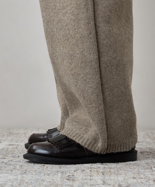 etoll.（エトル）の「リラクシーニットカーブパンツ（その他パンツ・レディース・グレー/アイボリー/ブラック/ブラウン・FREE）」の9枚目の写真