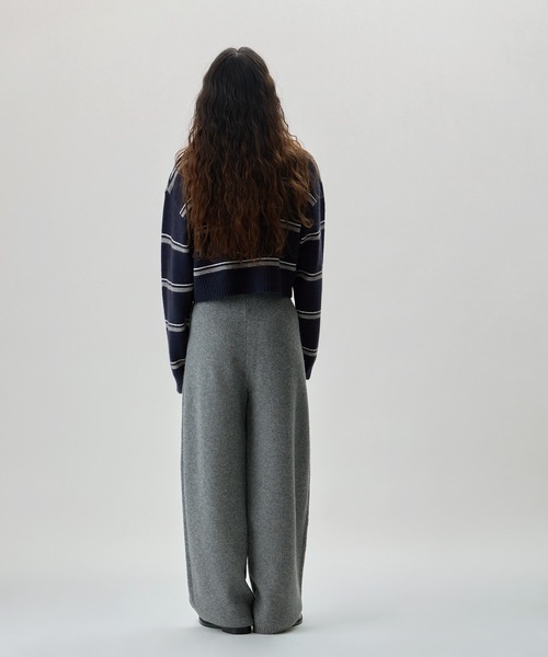 etoll.（エトル）の「リラクシーニットカーブパンツ（その他パンツ・レディース・グレー/アイボリー/ブラック/ブラウン・FREE）」の14枚目の写真