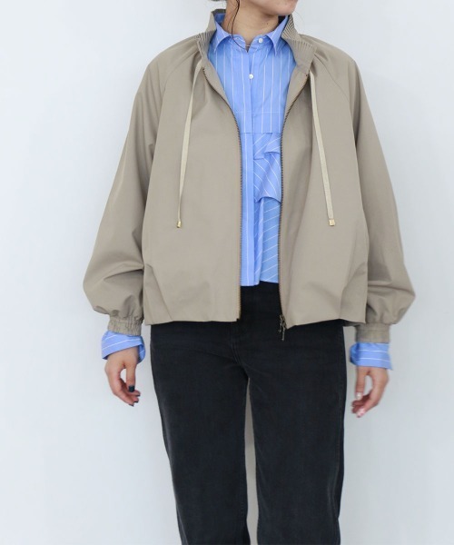 pleats twill blouson（ブルゾン）｜Marilyn Moon（マリリンムーン）の