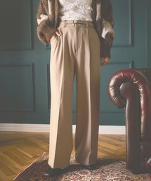 mysty woman | ベルトツキセンタープレスパンツ　602793(スラックス)