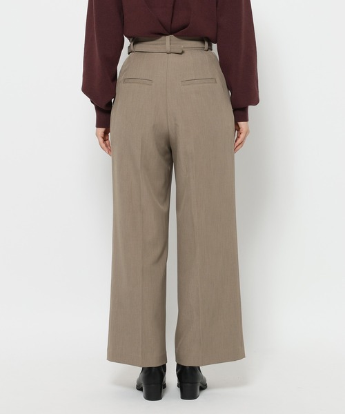 mysty woman（ミスティウーマン）の「ベルトツキセンタープレスパンツ　602793（スラックス・レディース・ホワイト系その他/マスタード/グレー・MEDIUM/SMALL）」の10枚目の写真