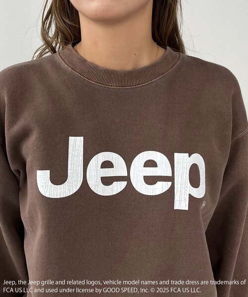 CAPRICIEUX LE'MAGE（カプリシューレマージュ）の「〈GOOD ROCK SPEED〉Jeep®スウェット（スウェット・レディース・ブラウン/ブラック・FREE）」の6枚目の写真
