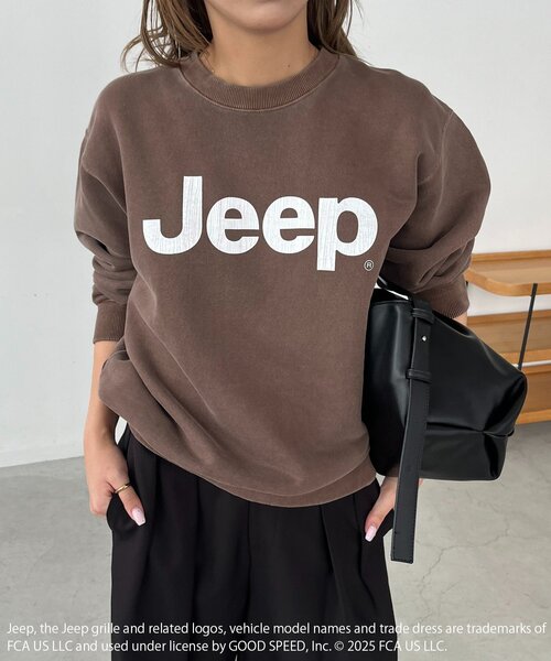 CAPRICIEUX LE'MAGE（カプリシューレマージュ）の「〈GOOD ROCK SPEED〉Jeep®スウェット（スウェット・レディース・ブラウン/ブラック・FREE）」の8枚目の写真