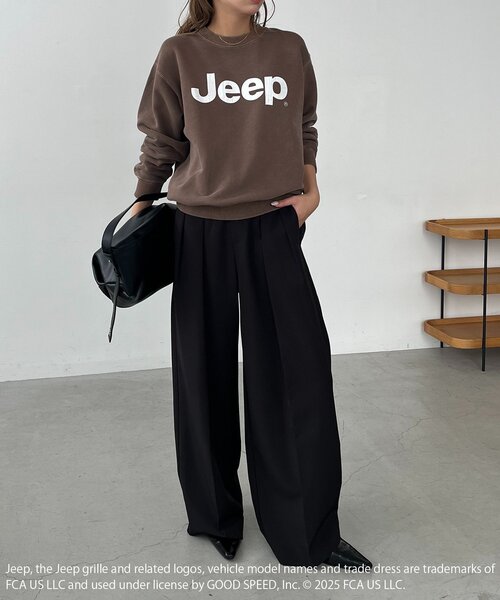 CAPRICIEUX LE'MAGE（カプリシューレマージュ）の「〈GOOD ROCK SPEED〉Jeep®スウェット（スウェット・レディース・ブラウン/ブラック・FREE）」の9枚目の写真