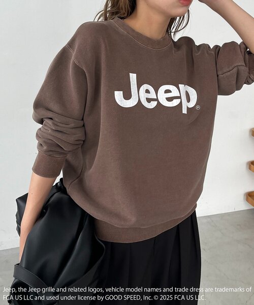 CAPRICIEUX LE'MAGE（カプリシューレマージュ）の「〈GOOD ROCK SPEED〉Jeep®スウェット（スウェット・レディース・ブラウン/ブラック・FREE）」の11枚目の写真