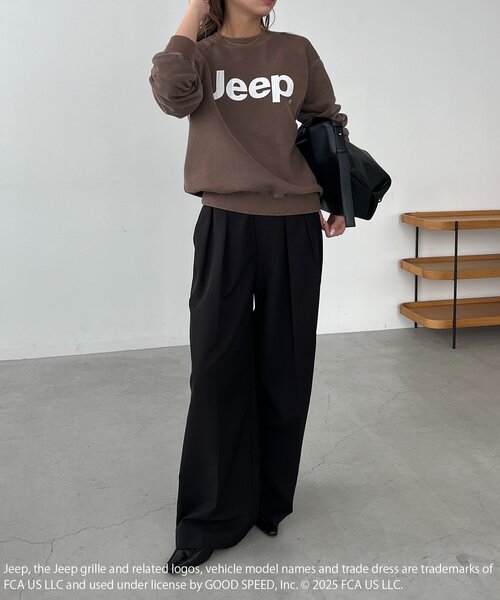 CAPRICIEUX LE'MAGE（カプリシューレマージュ）の「〈GOOD ROCK SPEED〉Jeep®スウェット（スウェット・レディース・ブラウン/ブラック・FREE）」の14枚目の写真