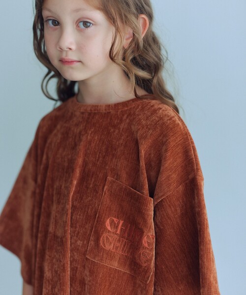 green label relaxing（グリーンレーベルリラクシング）の「ビッグポケット ボックス ワンピース / キッズ  120cm-160cm（ワンピース・キッズ・ロイヤルブルー/ブラウン系・150cm/140cm/160cm/130cm/120cm）」の2枚目の写真