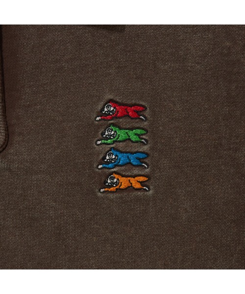 ICECREAM（アイスクリーム）の「EMBORIDERED LOGO DAMAGED HALF ZIP SWEATSHIRT（スウェット・メンズ・グレー/ブラック/ブラウン・X-LARGE/LARGE/MEDIUM/SMALL）」の13枚目の写真