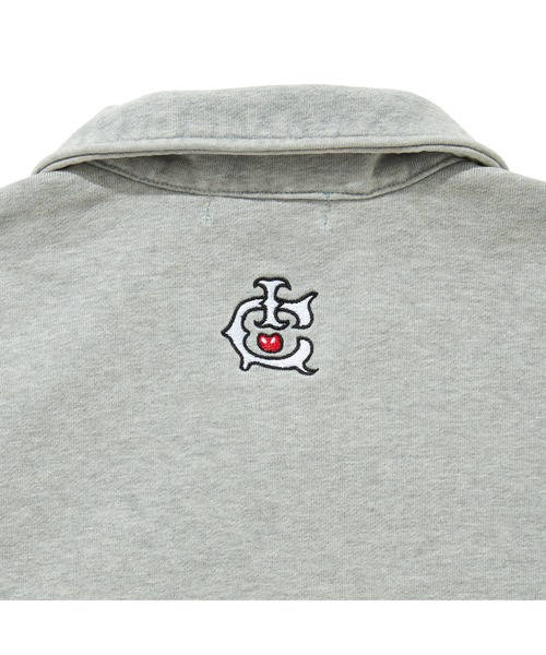 ICECREAM（アイスクリーム）の「EMBORIDERED LOGO DAMAGED HALF ZIP SWEATSHIRT（スウェット・メンズ・グレー/ブラック/ブラウン・X-LARGE/LARGE/MEDIUM/SMALL）」の15枚目の写真