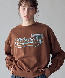 BISKEE（ビスキー）の「さがら刺繍ロゴプルオーバー/トレーナー（スウェット）」