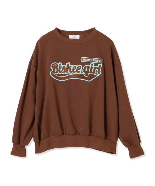 【新品未使用タグ付】 プラージュ スウェット プルオーバー トレーナー 刺繍ロゴ セール】さがら刺繍ロゴプルオーバー/トレーナー（スウェット