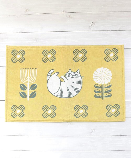 one'sterrace（ワンズテラス）の「FIKA 玄関マット（ラグ/マット・レディース・グレー系4/イエロー系8・99）」の3枚目の写真