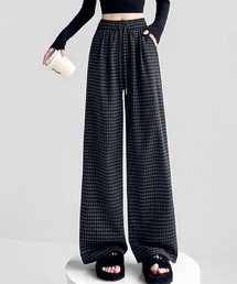 2ly2（トゥーリートゥー）の「チェック柄ワイドパンツ（その他パンツ）」