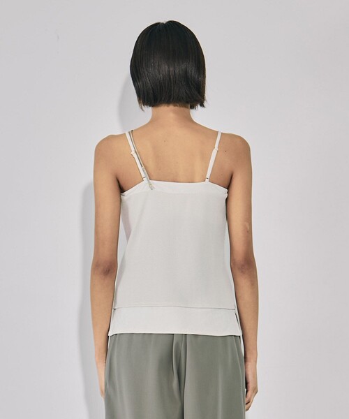 UNITED TOKYO（ユナイテッドトウキョウ）の「ベロアコンビカップインキャミソール｜ウォッシャブル/カップ付きキャミ/レイヤード/春服（キャミソール・レディース・ブラック/ホワイト・FREE）」の18枚目の写真