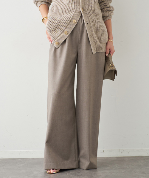未使用級✨ドゥーズィエムクラス　22SS　WOOL SARUEL パンツ　36 Effortless Wool パンツ（その他パンツ）｜Deuxieme Classe