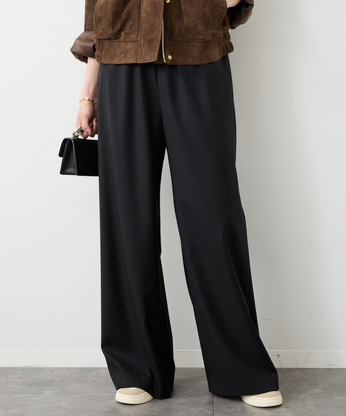 Deuxieme Classe(ドゥーズィエムクラス)の「*Effortless Wool パンツ(その他パンツ・レディース・チャコールグレー/ウッド/ブラック・34/36/38)」の7枚目の写真