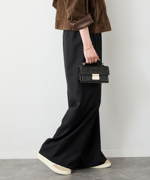 Deuxieme Classe(ドゥーズィエムクラス)の「*Effortless Wool パンツ(その他パンツ・レディース・チャコールグレー/ウッド/ブラック・34/36/38)」の8枚目の写真