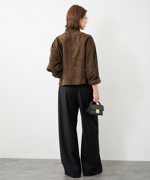 Deuxieme Classe(ドゥーズィエムクラス)の「*Effortless Wool パンツ(その他パンツ・レディース・チャコールグレー/ウッド/ブラック・34/36/38)」の11枚目の写真