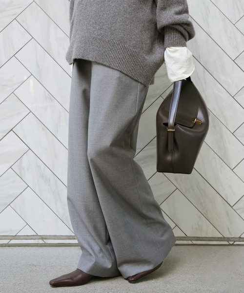 Deuxieme Classe(ドゥーズィエムクラス)の「*Effortless Wool パンツ(その他パンツ・レディース・チャコールグレー/ウッド/ブラック・34/36/38)」の13枚目の写真