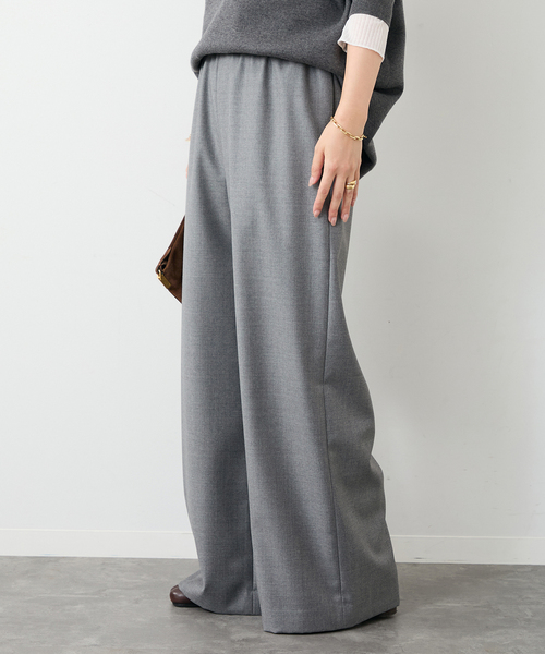 新品 Deuxieme Classe ウール ニット パンツ 36 Deuxieme Classe（ドゥーズィエムクラス）の「ニットパンツ