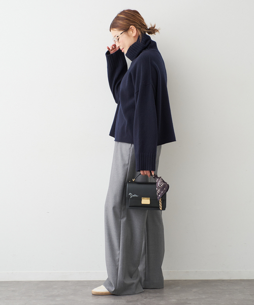 Deuxieme Classe(ドゥーズィエムクラス)の「*Effortless Wool パンツ(その他パンツ・レディース・チャコールグレー/ウッド/ブラック・34/36/38)」の19枚目の写真