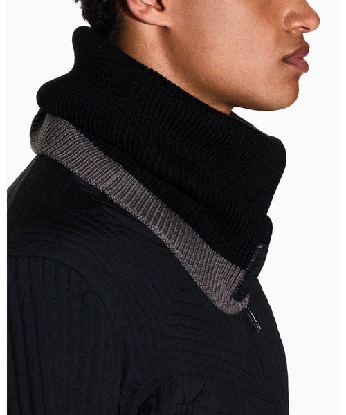 A|X アルマーニ エクスチェンジ】バイカラー ネックウォーマー