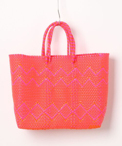 Letra（レトラ）の「【Ｌｅｔｒａ】ＭＥＲＣＡＤＯ　ＢＡＧ　ＰＬＡＹＡ　Ｓ（かごバッグ・レディース・オレンジ・SMALL）」の2枚目の写真