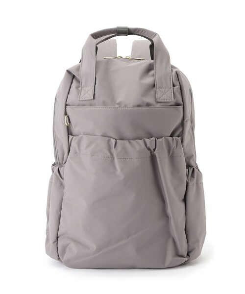 ITS'DEMO（イッツデモ）の「【A4／11ポケット】ふんわり軽量撥水リュック（バックパック/リュック・レディース・ダークグレー/ブラック/サックスブルー・00）」の11枚目の写真