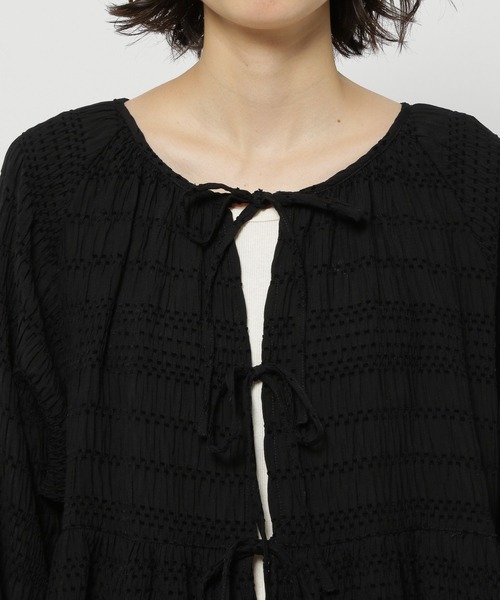 niko and...（ニコアンド）の「モールギャザーチュニックワンピース（ワンピース・レディース・ライトグレー/ブラック/キャメル・FREE）」の16枚目の写真