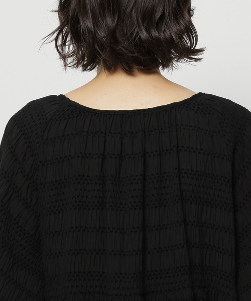 niko and...（ニコアンド）の「モールギャザーチュニックワンピース（ワンピース・レディース・ライトグレー/ブラック/キャメル・FREE）」の17枚目の写真